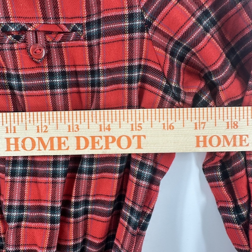 VTG 80s Don Sophisticates Dress Red Plaid School Girl Sz 10 BB39 Holiday NWT - Picture 5 of 13